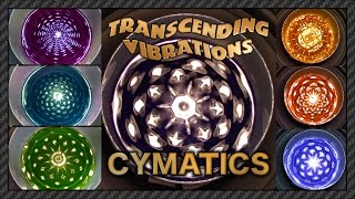 Cymatics: Sacred Geometry of Frequency (Study #1) [Water W/Food Coloring 60 fps]