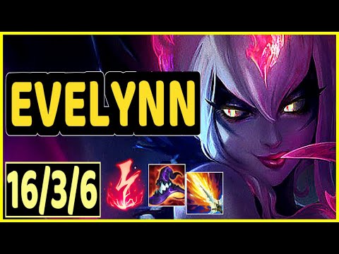 EVELYNN VS FIDDLESTICKS - 16/3/6 KDA JUNGLE GAMEPLAY DIAMOND IV