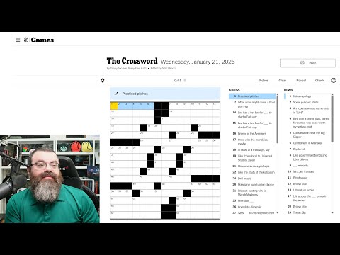 Learning Crossword Week 87 | NYT Crossword Wednesday Jan 21st, 2026