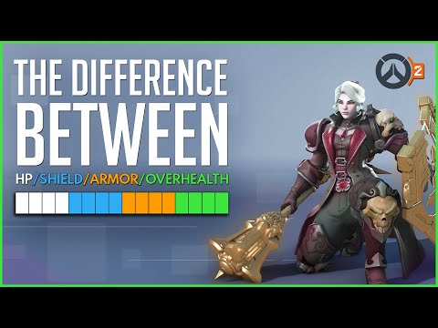 The Difference Between HP/SHIELDS/ARMOR/OVERHEALTH | Overwatch 2