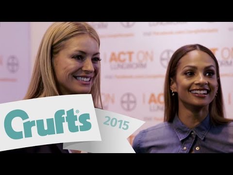 Tess Daly y Alesha Dixon en Crufts | Crufts 2015