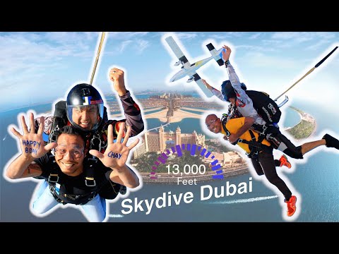 Dubai to-do list - A tale of 2 SkyDives in Dubai #skydivedubai