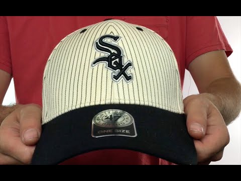 White Sox 'HOME-RUN PINSTRIPE STRAPBACK' Hat by Twins 47 Brand