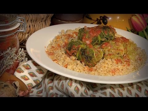 Chou vert farci à la provençale