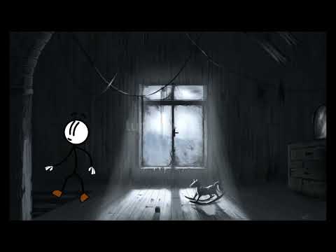 burtel stuck in haunted house| animation| anime | stickman|turtleburtel