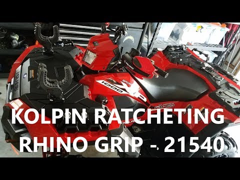 Kolpin Ratcheting Rhino Grip install on 2018 Polaris Sportsman XP 1000 ATV