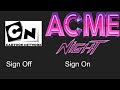 Cartoon Network Sign Off ACME NIGHT Sign On Sun Jul 2 2023