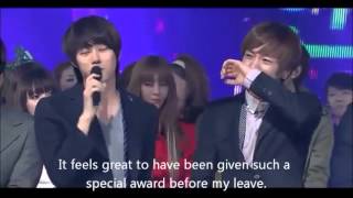 [You will really cry] Kyuhyun caught crying in Heechul's last stage