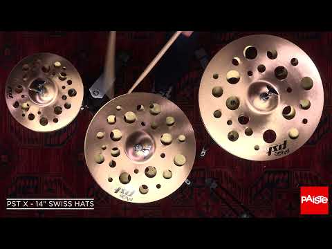 Paiste 14" PST X Swiss Hi-Hat Cymbals (Pair) - In Stock ! image 2
