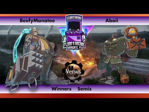 Flynn's Arcade 084 Winners Semis - BeefyManatee (Goldlewis) VS Aboii (Potemkin) Guilty Gear Strive
