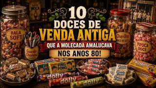10 Doces de Venda Antiga que a MOLECADA DOS ANOS 80 AMALUCAVA