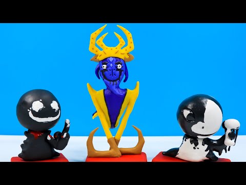 [FNF] DIY Starecrown Vs Bob's Onslaught Mod Friday Night Funkin' with clay🧟‍♀️ Polymer Clay Tutorial