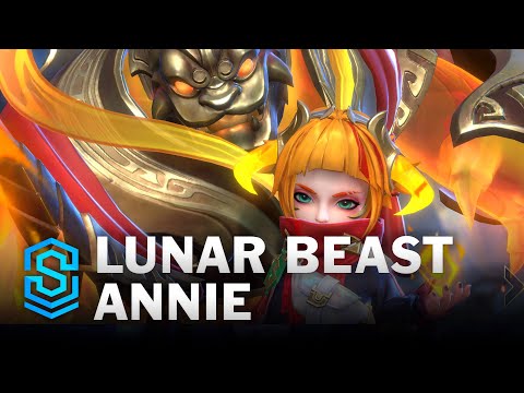 Lunar Beast Annie Wild Rift Skin Spotlight