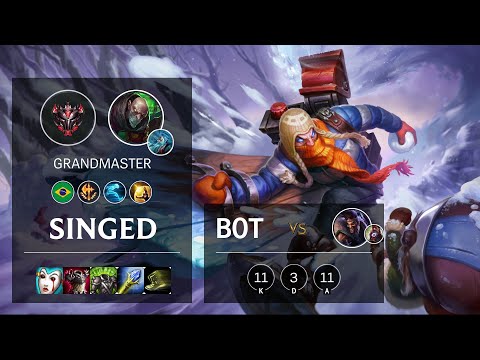 Singed Bot vs Draven - BR Grandmaster Patch 10.15