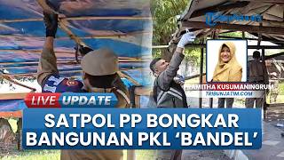 Satpol PP Ponorogo Bongkar & Tertibkan Lapak Semi Permanen PKL yang Bandel, Merusak Keindahan Kota