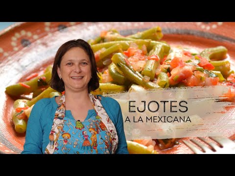 Ejotes a la mexicana, una receta deliciosa