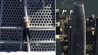 Man Free Climbs 1,070-foot Salesforce Tower in San Francisco