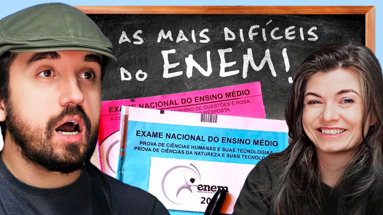 RESOLVENDO as 10 questões MAIS DIFÍCEIS do ENEM 2024!