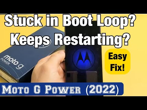 Moto G Power (2022): Stuck in Boot Loop? Keeps Restarting Continuously? Easy Fix!
