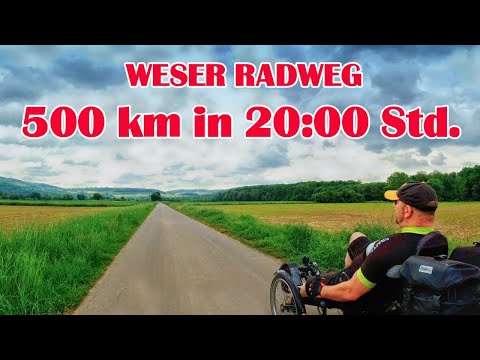 Weser Radweg Hann. Münden - Bremerhaven 508 km Liegeräder Scorpion