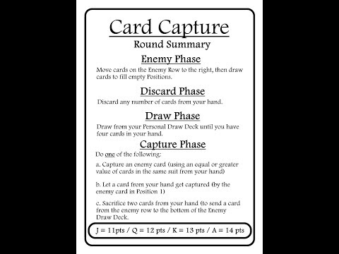 Card Capture Tutorial and Playthrough