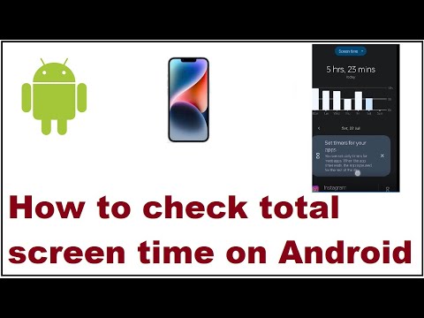 How to check total screen time on Android