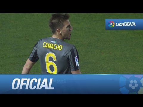 Buen gol de Camacho (1-1) en el Elche CF - Málaga CF - HD