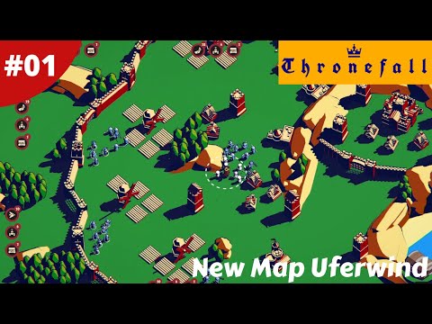 Huge Update New Map Uferwind Perks Mutators & Weapon - Thronefall - #01 - Gameplay