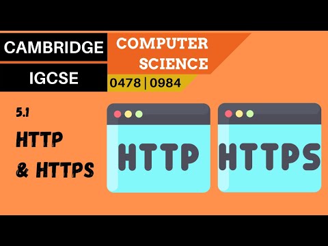 57. CAMBRIDGE IGCSE (0478-0984) 5.1 HTTP and HTTPS
