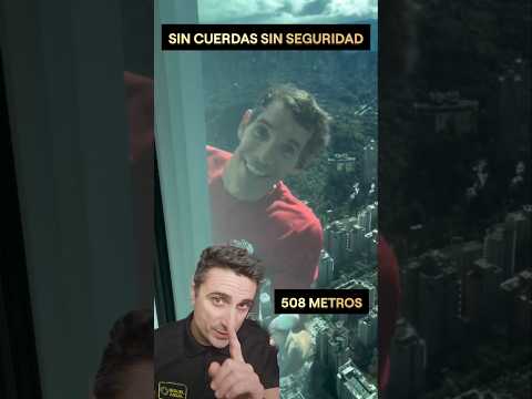 Esto no es IA es Alex Honnold.#supervivencia #curiosidades #sabiasque