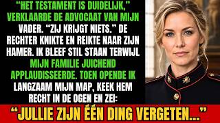 Mijn vader vierde te vroeg in de rechtbank — omdat hij één ding was vergeten.