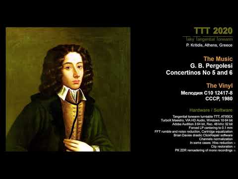 Pergolesi Concertinos No 5 and 6