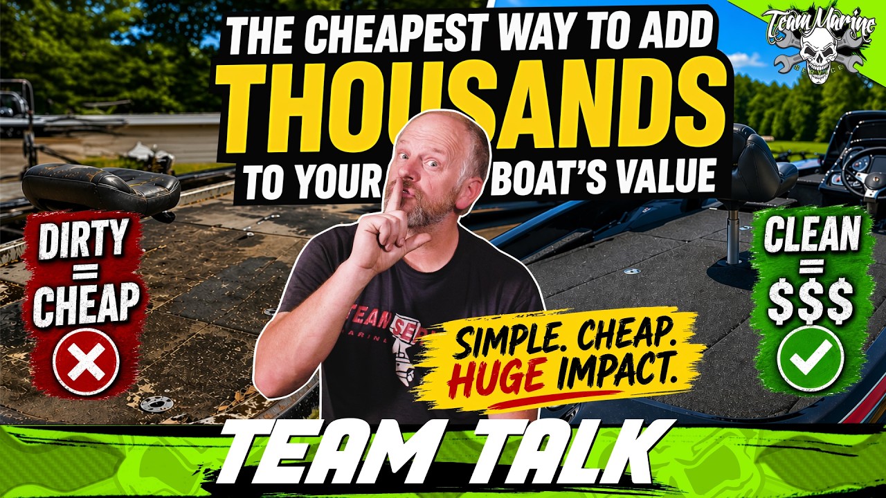 TEAM TALK: THE CHEAPEST WAY TO ADD THOUSANDS TO YOUR BASS BOAT'S VALUE! (MOST OWNERS IGNORE THIS!!!)