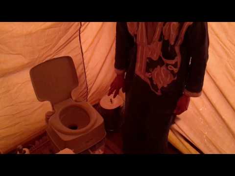 The toilet - Erg Chigaga Luxury Desert Camp Morocco