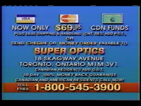 "Super Optics" Infomercial - 1991