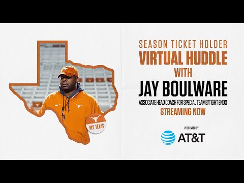 Season Ticket Holder Virtual Huddle with Jay Boulware...