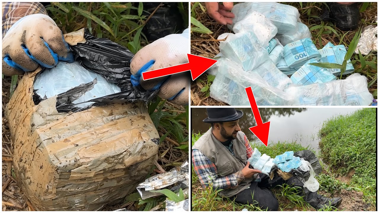 Encontrei Uma Fortuna de Dinheiro Escondido