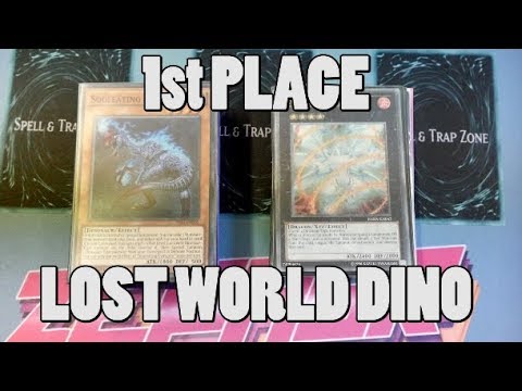 YUGIOH 1st place Local Lost world Dinos