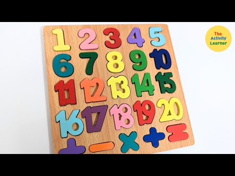 Learn Numbers 1-20 | Number Puzzle Activity | Educational Videos for Toddlers