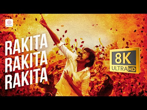 Rakita Rakita 8K/4K Video Song | Jagame Thandhiram | Dhanush | Santhosh Narayanan