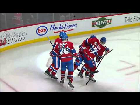 Rene Bourque 2-0 Goal - Stars @ Canadiens - 10/29/2013 - HD