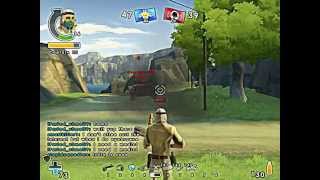 preview picture of video 'Battlefield Heroes Gunner Gameplay (overall 41-7 three rounds)'
