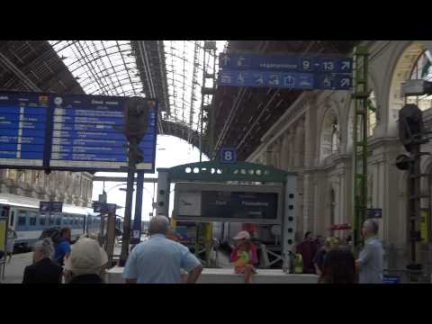 Inside Budapest, Hungary Keleti train station