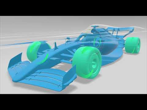 F1 Car CFD Simulation in SolidWorks with Airshaper (Cloud-Based OpenFOAM Solver)