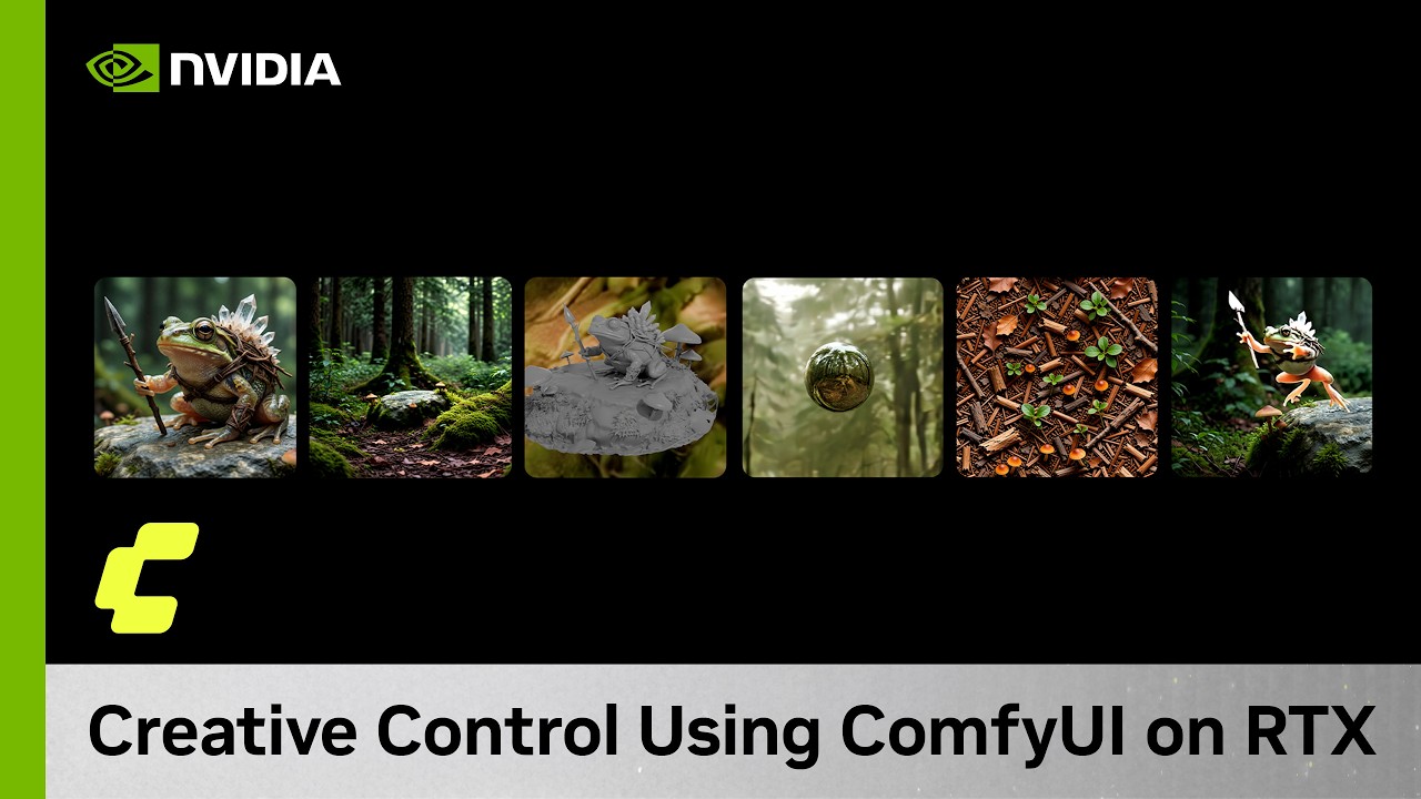 ComfyUI on NVIDIA RTX — generative AI demo