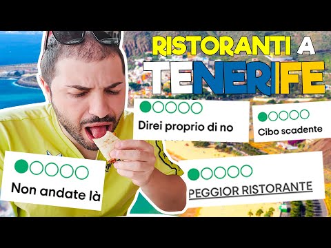 LET'S EAT in the BEST and WORST RESTAURANTS in TENERIFE!