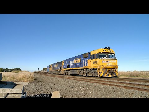 5MP2 Pacific National InfraBuild / Liberty Steel Train With NR72 & NR111 (27/7/2023) - PoathTV