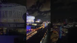 Wonder of the Seas Glows Over PortMiami October 24, 2025 #cruise #cruiselife