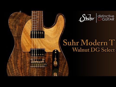 Suhr Modern T Custom 24 Fret | Walnut Top / Koa Guard / Flame Maple Body