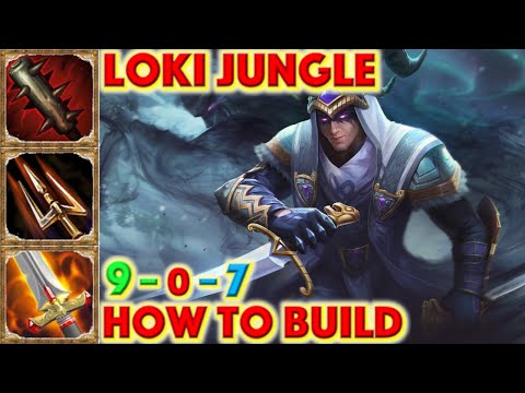 SMITE HOW TO BUILD LOKI - Loki Jungle Build + How To + Guide (Season 7 Conquest) Stealthed Slayer